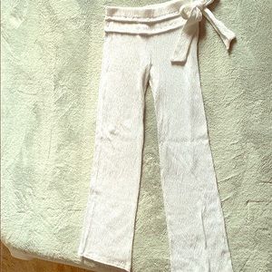 White Linen Beach Pant